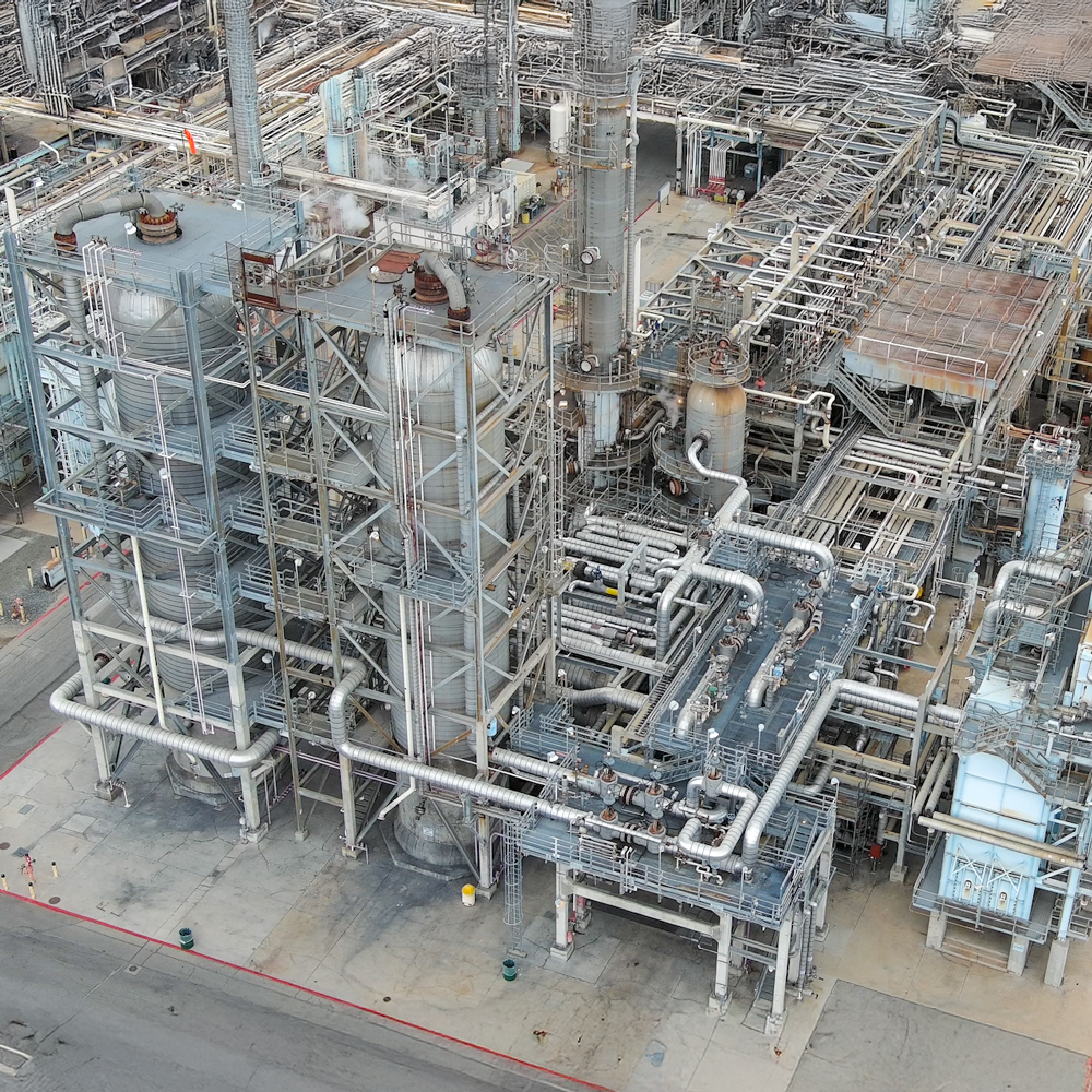 Hydrosulferization unit at Los Angeles Refinery.